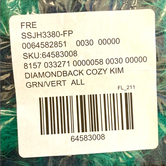 SALE🎉Free People Diamondback Cozy Sweater Kimono Poncho Emerald Green Aztec - Picture 10 of 13